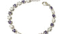 Amethyst Cubic Zirconia  Bracelet