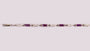 Amethyst Cubic Zirconia  Bracelet
