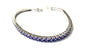 Amethyst Cubic Zirconia Claw Set Tennis Bracelet