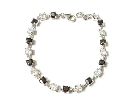 Black & White Cubic Zirconia Bracelet
