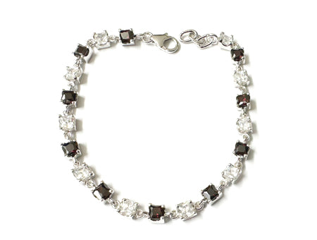 Black & White Cubic Zirconia Bracelet