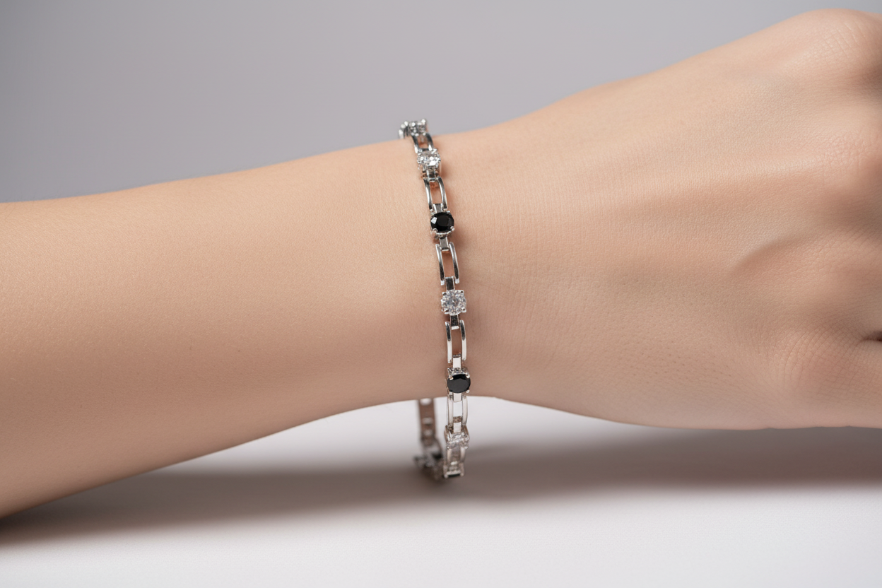 Black Cubic Zirconic Bracelet