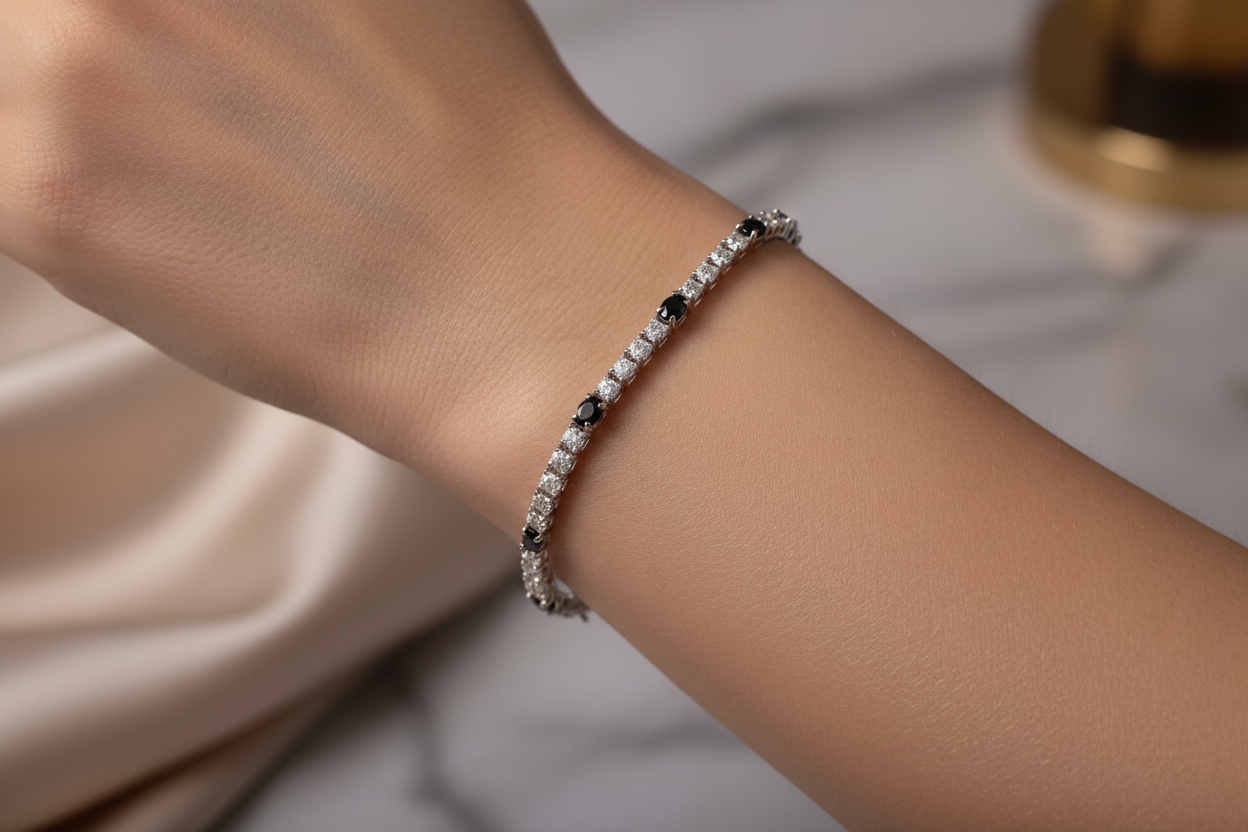 Black Cubic Zirconic Bracelet