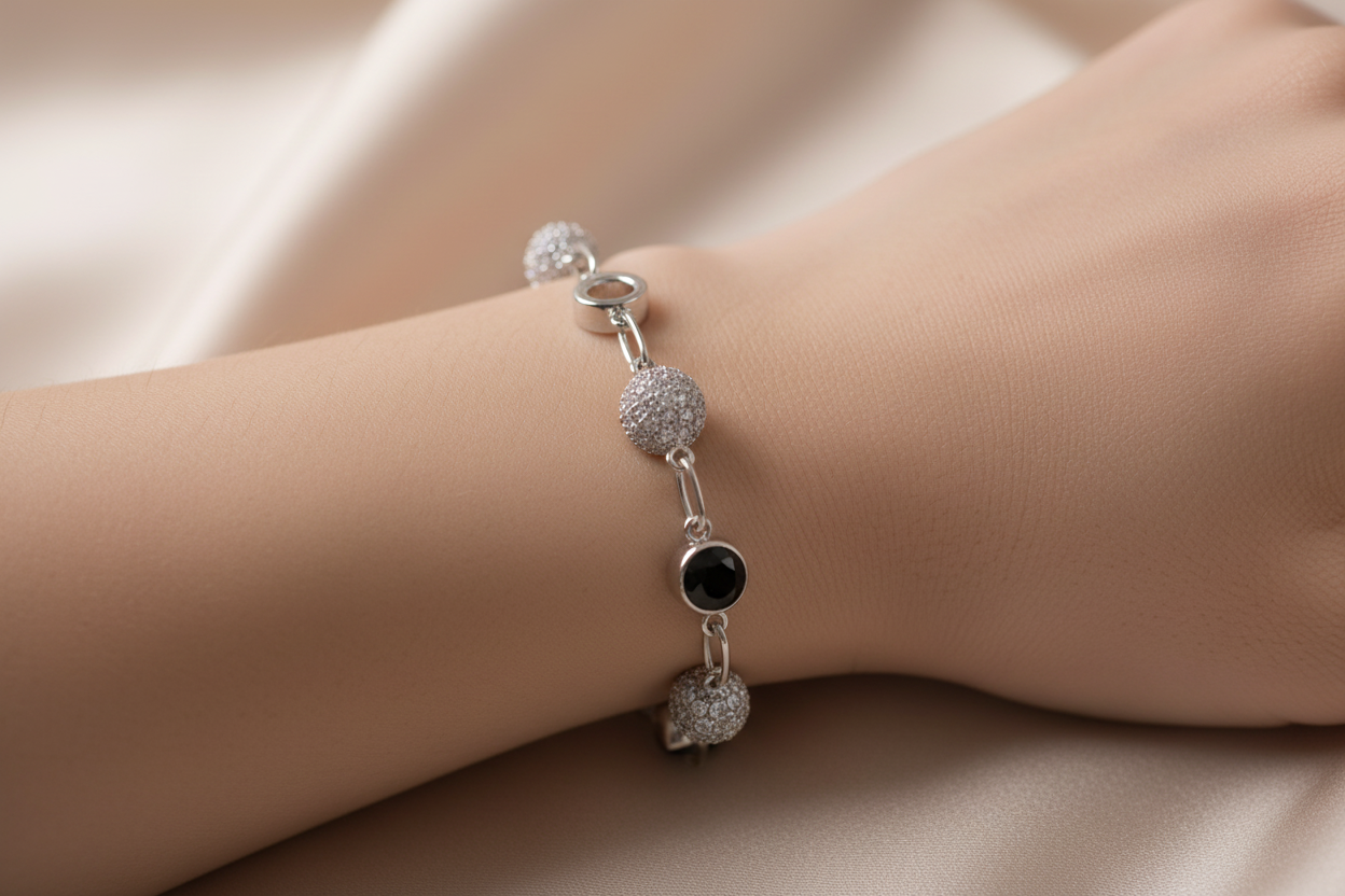 Black Cubic Zirconic Bracelet