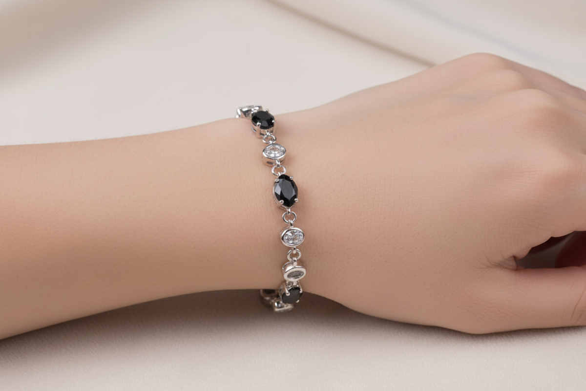 Black Cubic Zirconic Bracelet