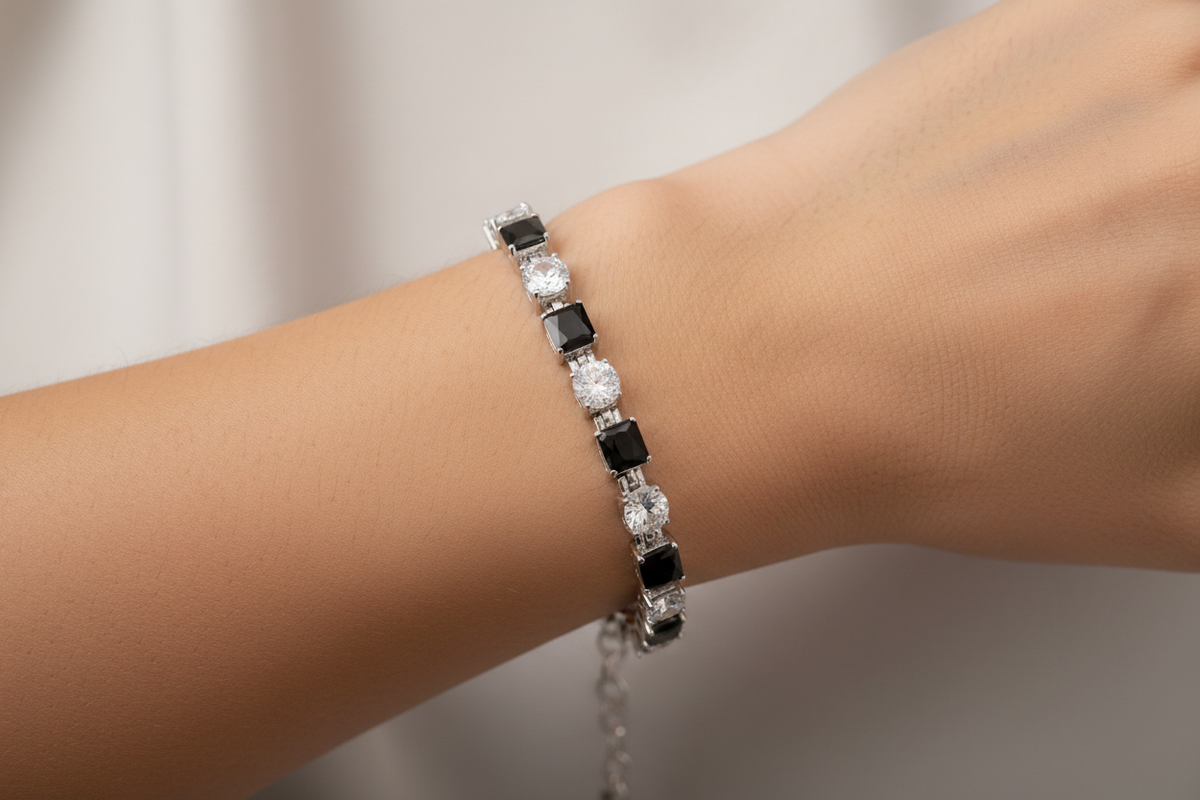 Black Cubic Zirconic Bracelet