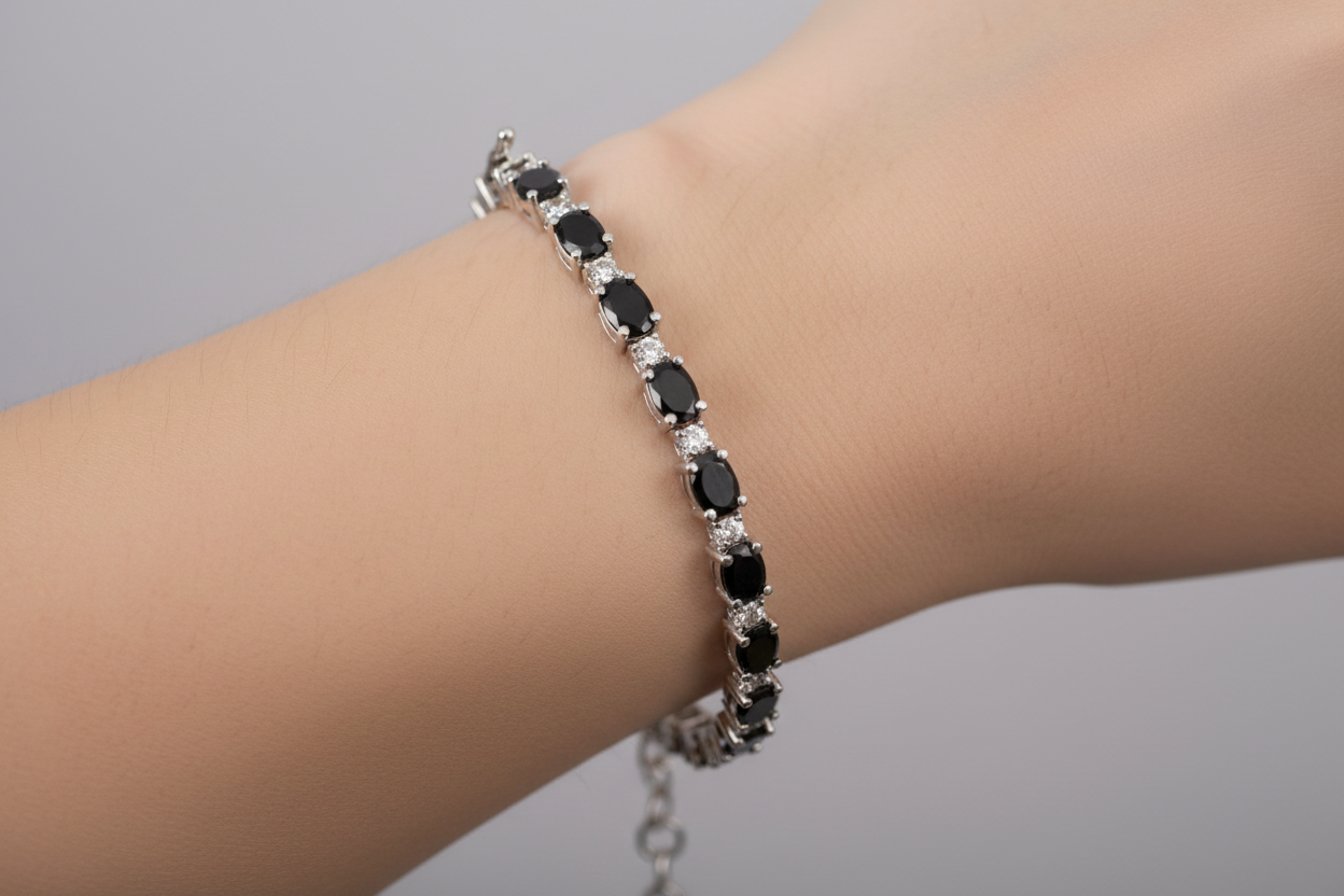 Black Cubic Zirconic Bracelet