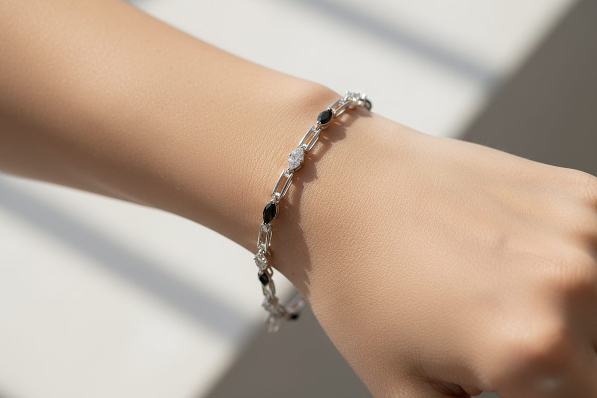 Black Cubic Zirconic Bracelet