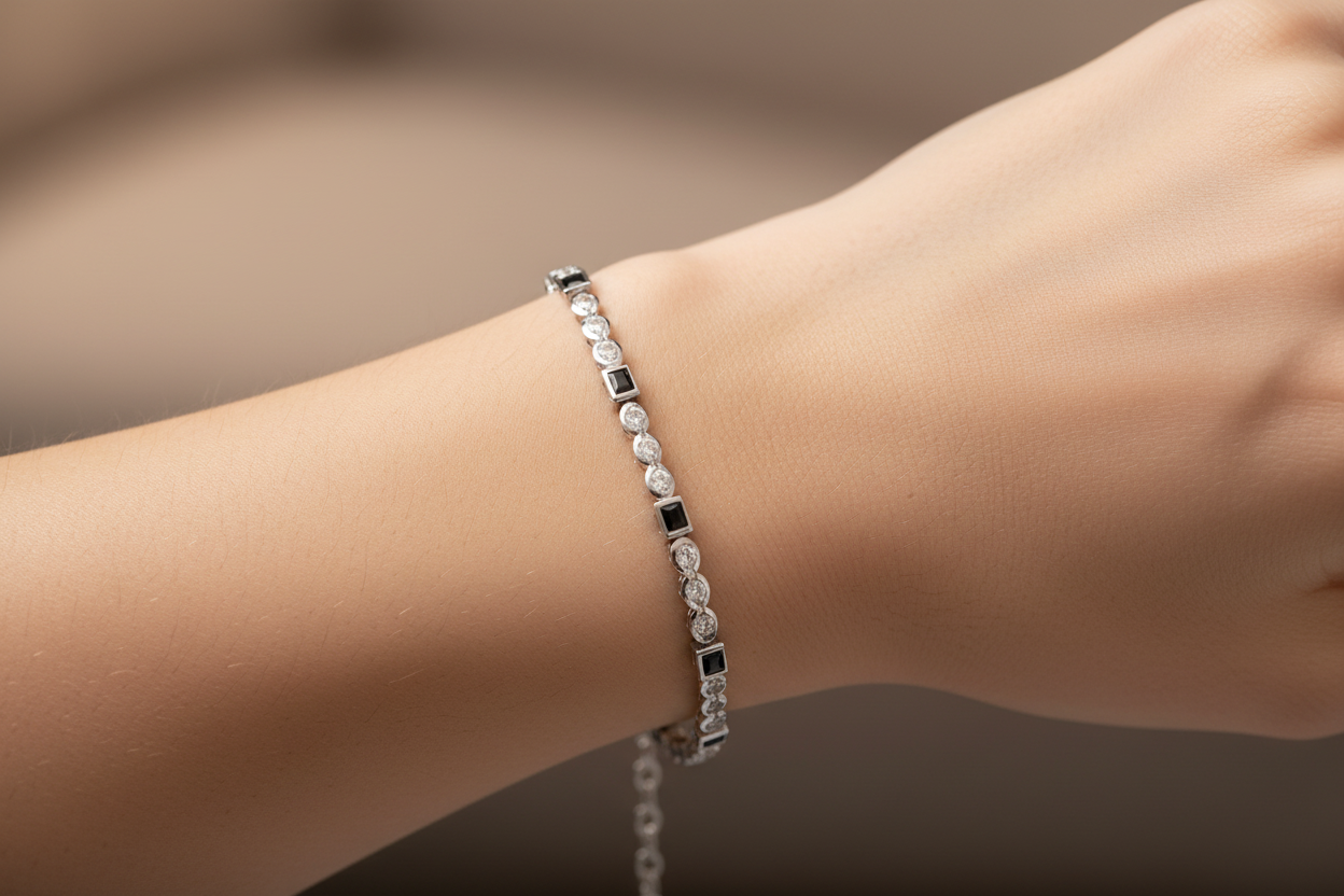Black Cubic Zirconic Bracelet