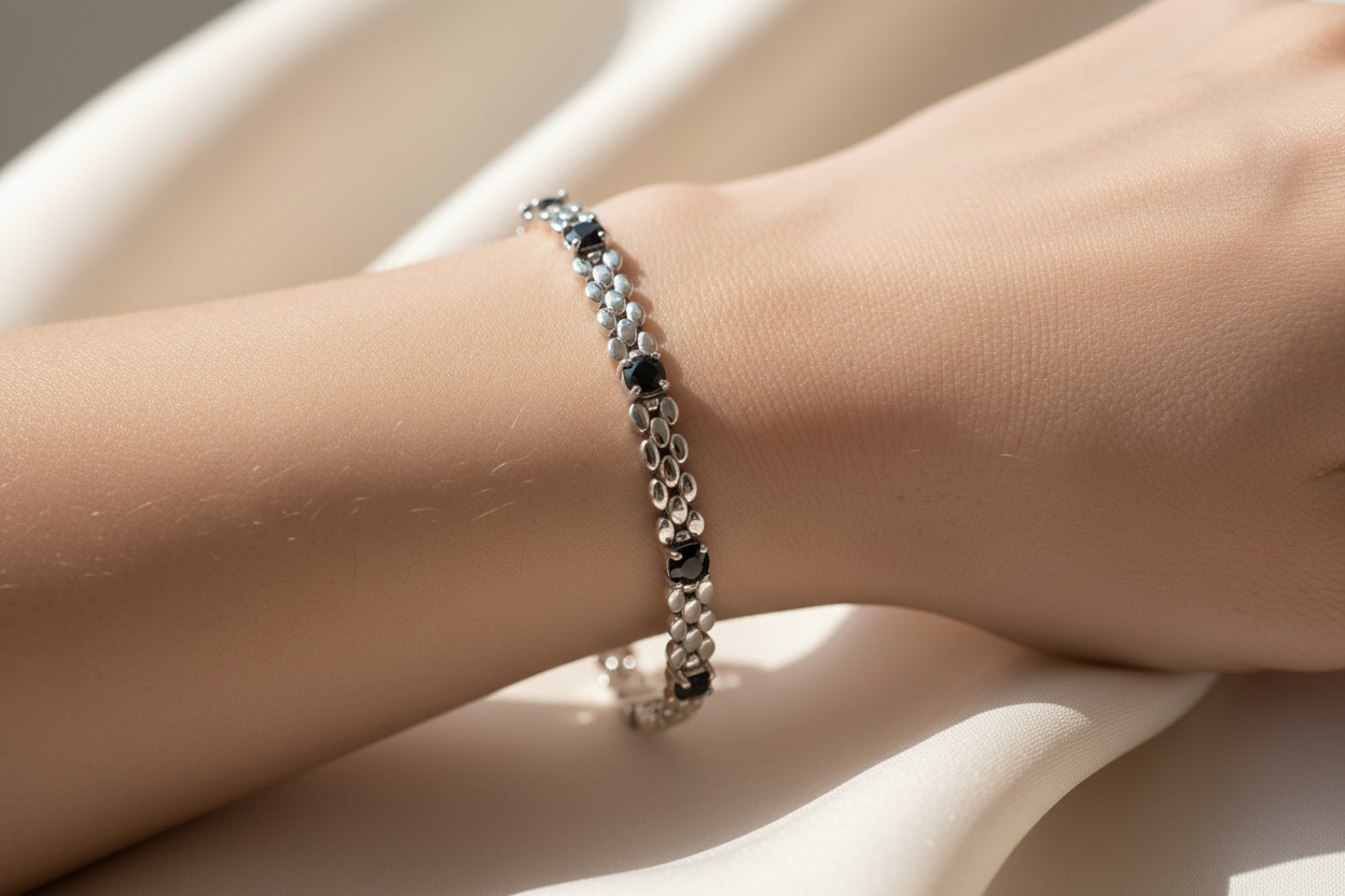 Black Cubic Zirconic Bracelet