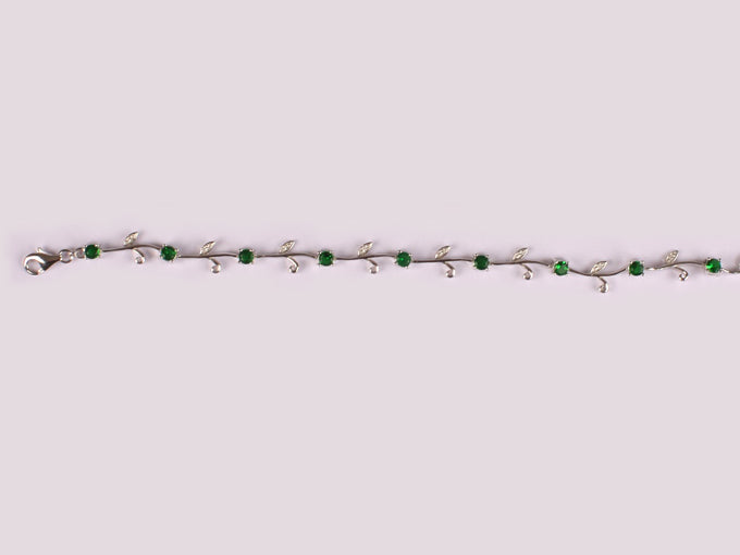Emerald Cubic Zirconia Bracelet