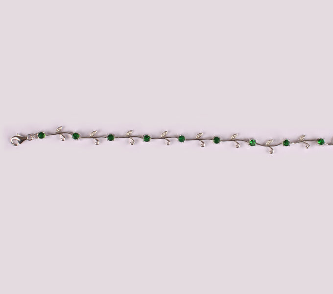 Emerald Cubic Zirconia Bracelet