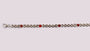 Garnet Cubic Zirconia Bracelet