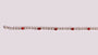 Garnet Cubic Zirconia Bracelet