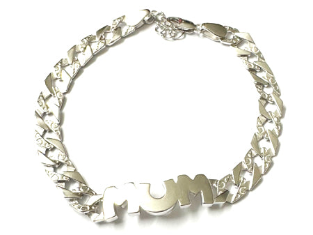 A White Cubic Zirconia Mum Bracelet