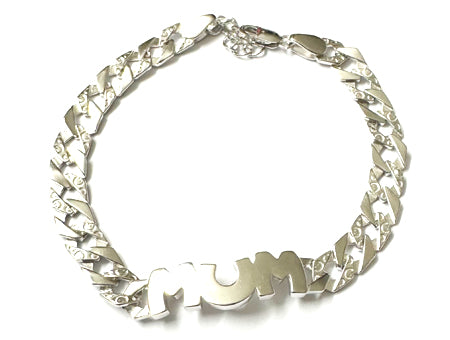 A White Cubic Zirconia Mum Bracelet