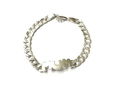 A White Cubic Zirconia Mum Bracelet