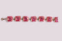 Pink Cubic Zirconia Bracelet