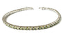 All Peridot Cubic Zirconia Silver Bracelet