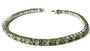 Peridot And White Cubic Zirconia Silver Bracelet