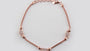 A White Cubic Zirconia Bracelet.