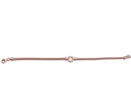 A Rose Gold & Cubic Zirconia Bracelet