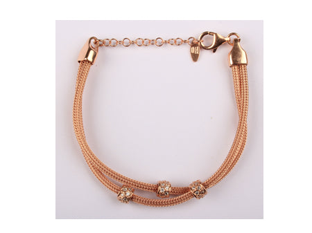 A White Cubic Zirconia Bracelet.
