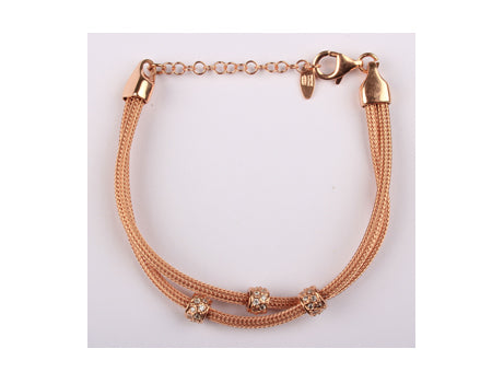 A White Cubic Zirconia Bracelet.