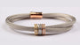 A White Cubic Zirconia Bracelet.