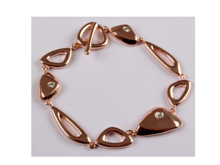A White Cubic Zirconia Bracelet.