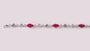 Ruby Cubic Zirconia Bracelet