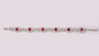 Ruby Cubic Zirconia Bracelet