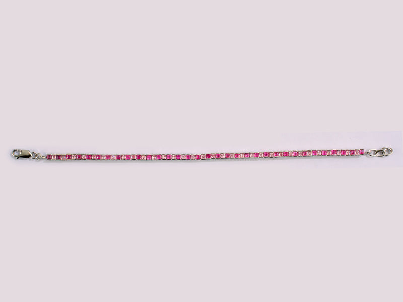 Ruby Cubic Zirconia Bracelet