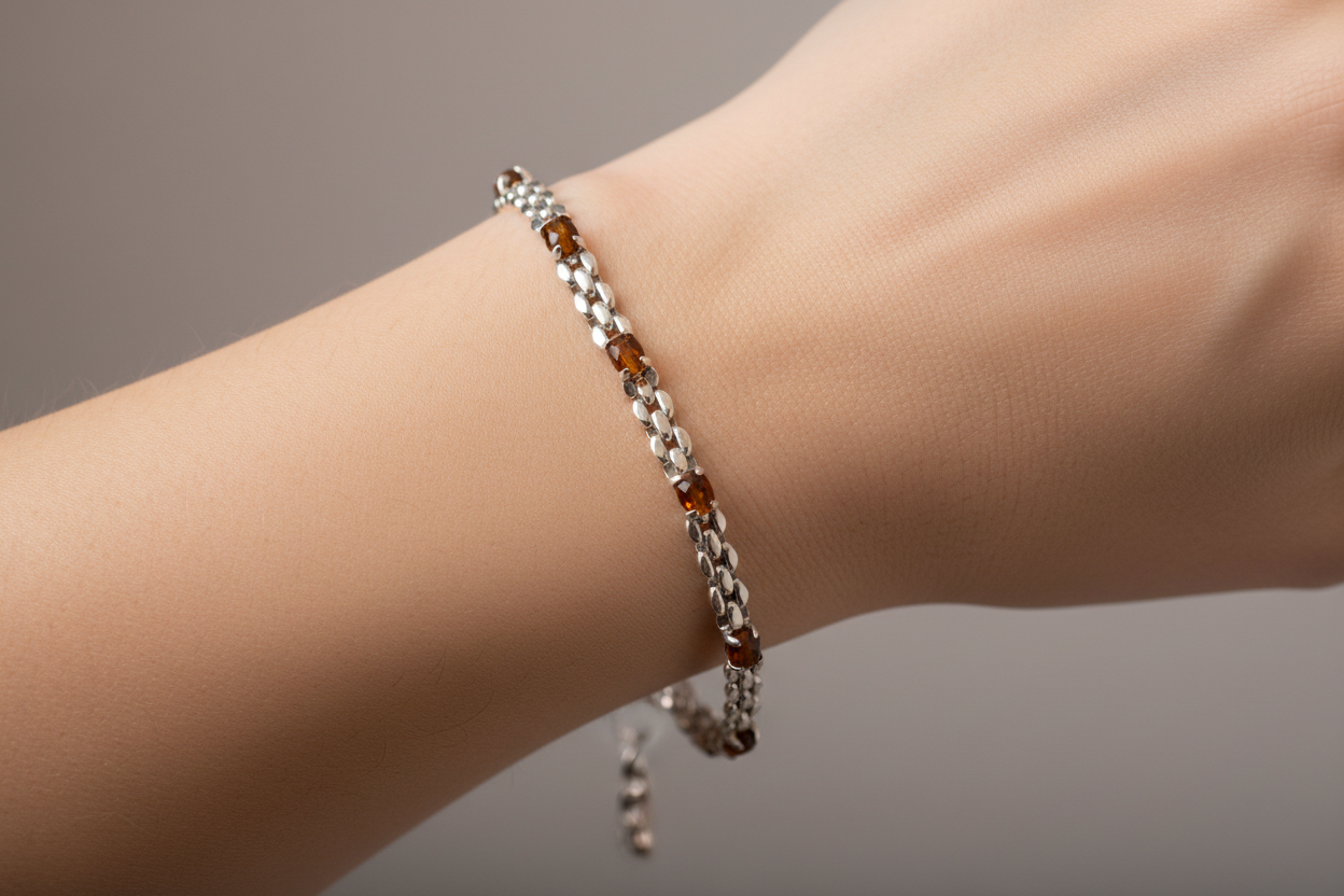 Champagne/Smokey Quartz Bracelet