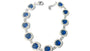 A Sapphire Cubic Zirconia Bracelet