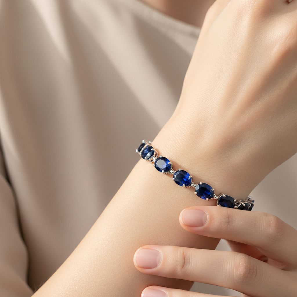 Sapphire Cubic Zirconic Bracelet