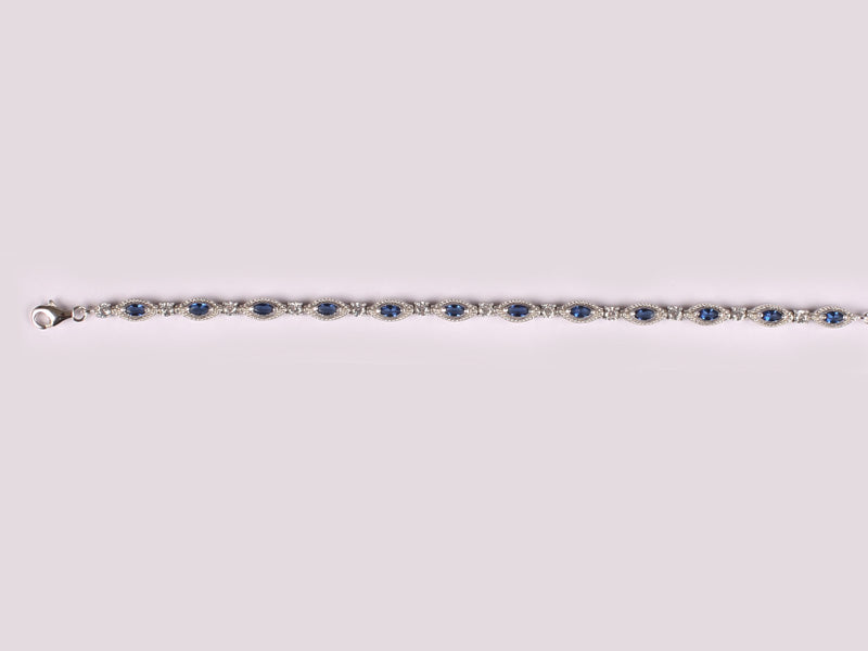 Sapphire Cubic Zirconic Bracelet