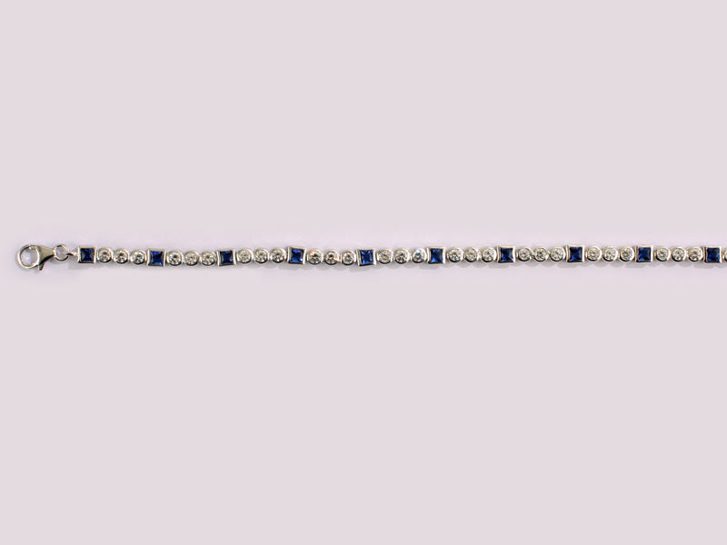 Sapphire Cubic Zirconic Bracelet