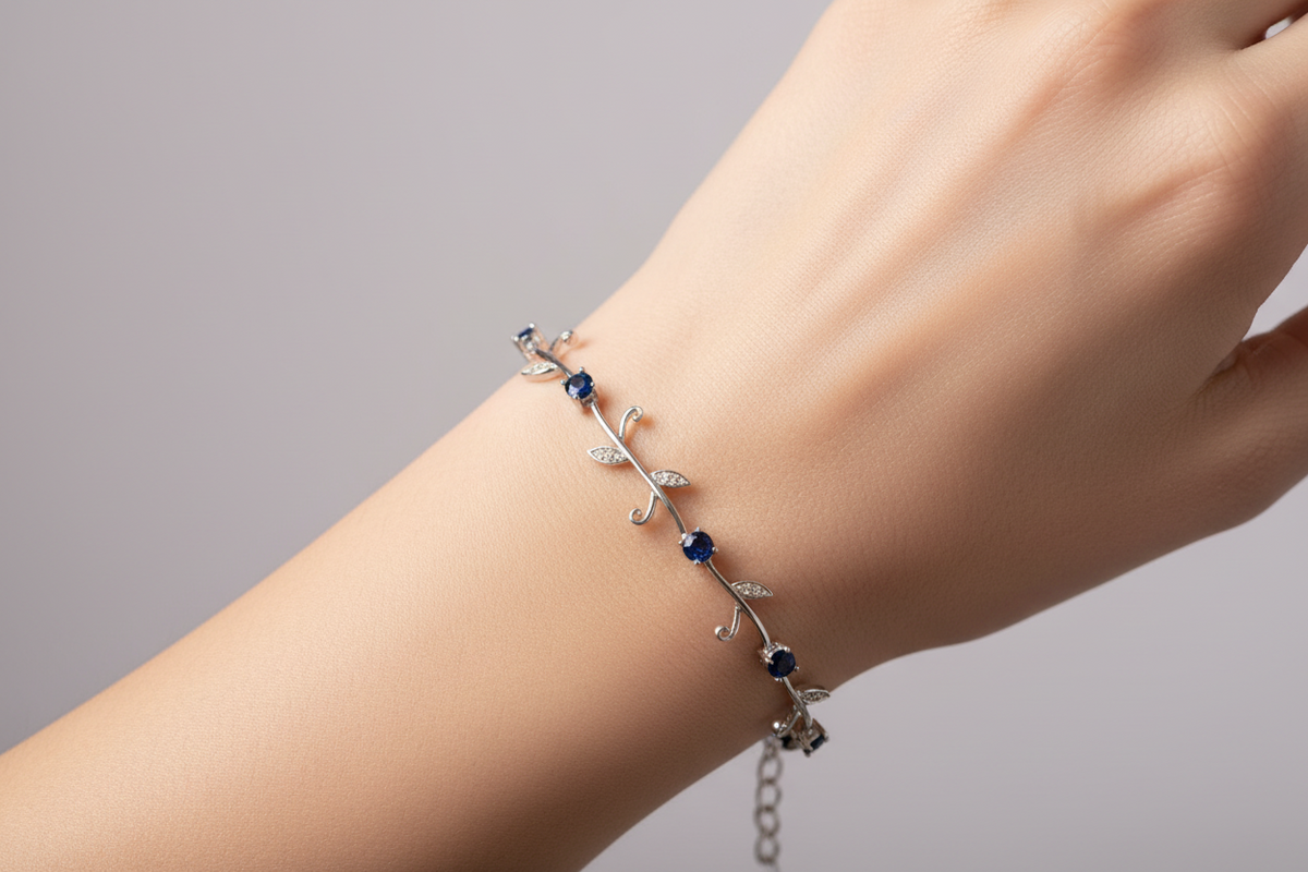 Sapphire Cubic Zirconic Bracelet