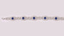 Sapphire Cubic Zirconic Bracelet