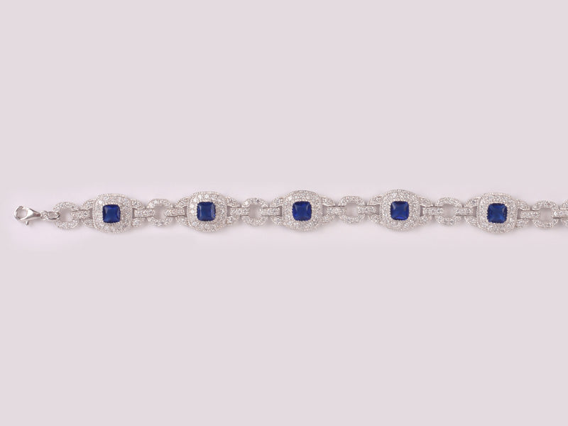 Sapphire Cubic Zirconic Bracelet