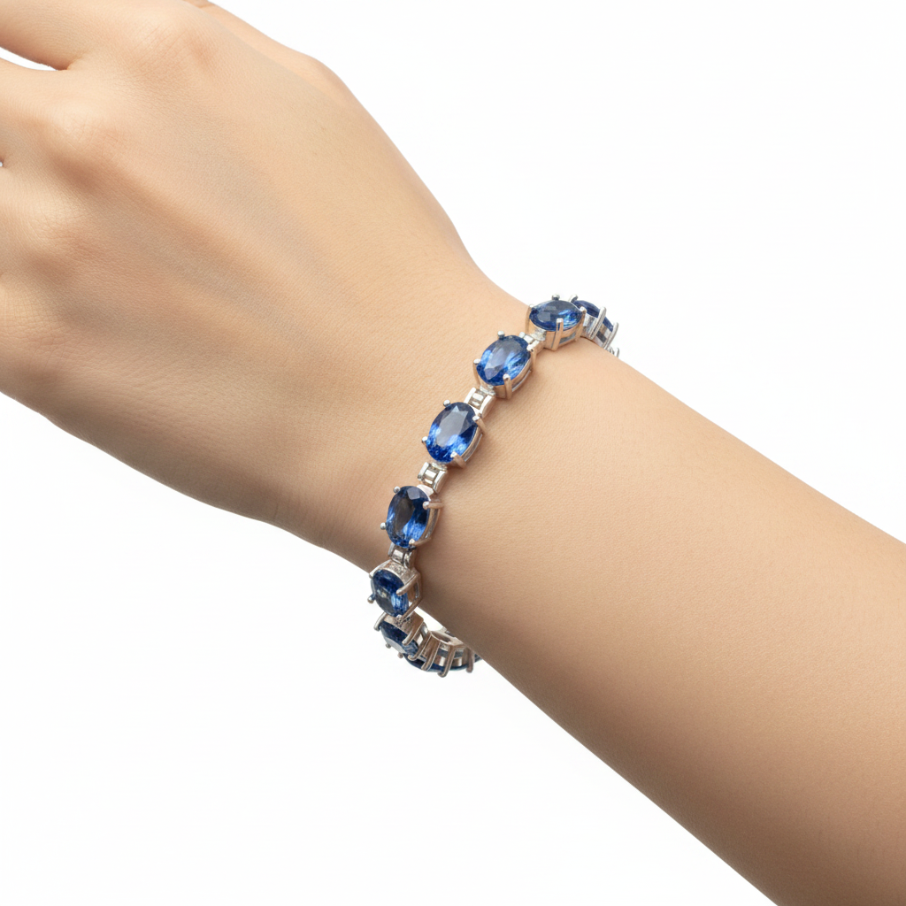 Sapphire Cubic Zirconic Bracelet