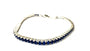 Sapphire Cubic Zirconia Claw Set Tennis Bracelet