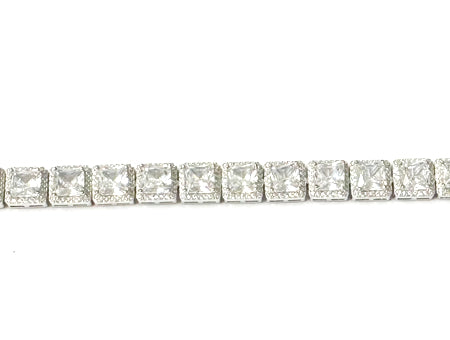 A White Cubic Zirconia Bracelet