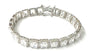 A White Cubic Zirconia Bracelet