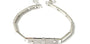 A White Cubic Zirconia Bracelet