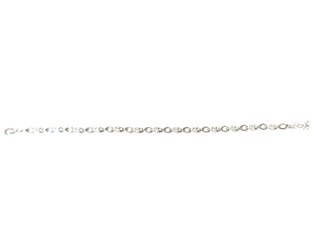 A White Cubic Zirconia Bracelet