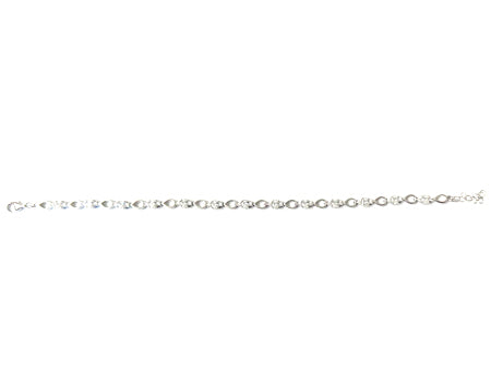 A White Cubic Zirconia Bracelet