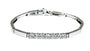 A White Cubic Zirconia Bracelet.
