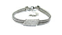A White Cubic Zirconia Bracelet.